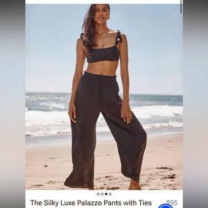 NWT Summersalt The Perfect Palazzo Pant Black small